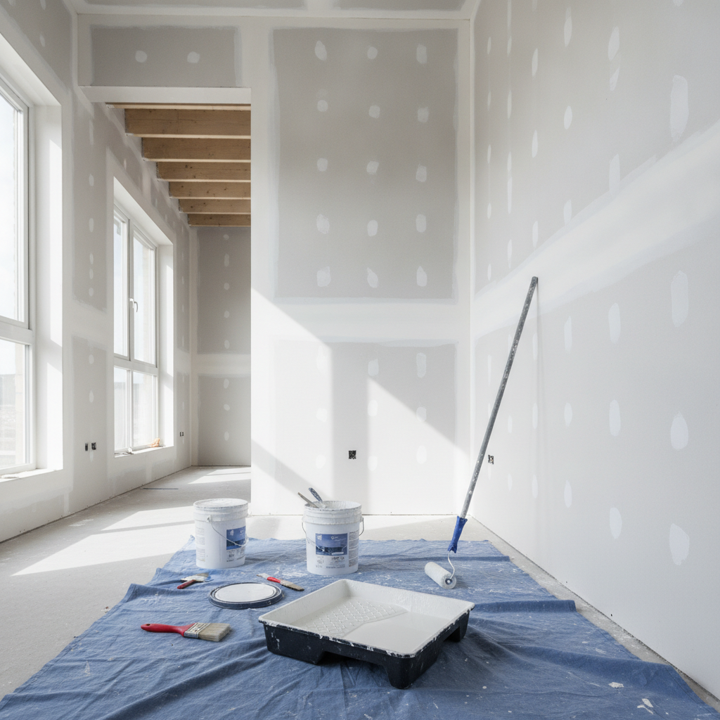 Painter drywall - No face and No Text